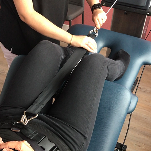 Spinal decompression traction